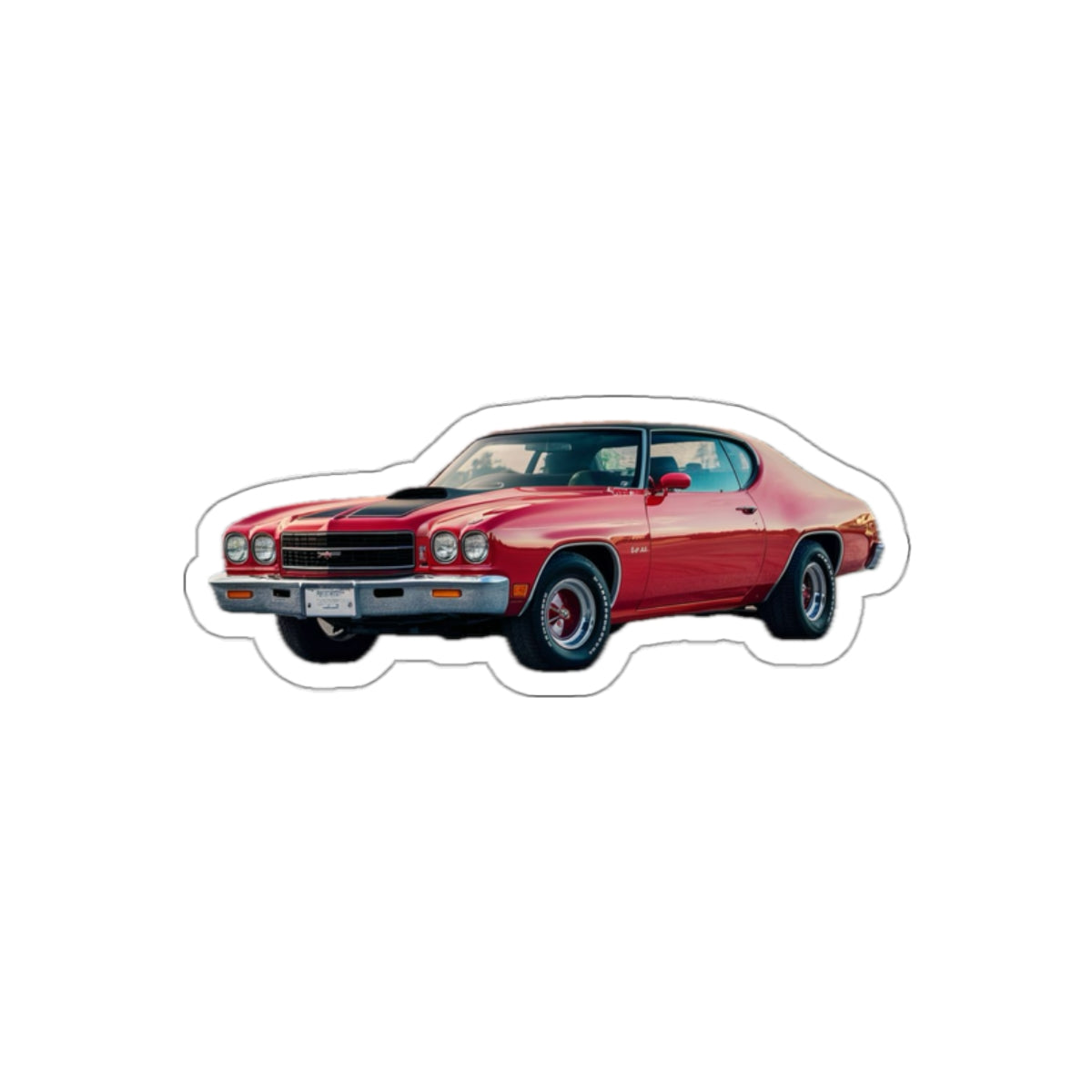7 - Car - Chevy car - 1 - Stickers