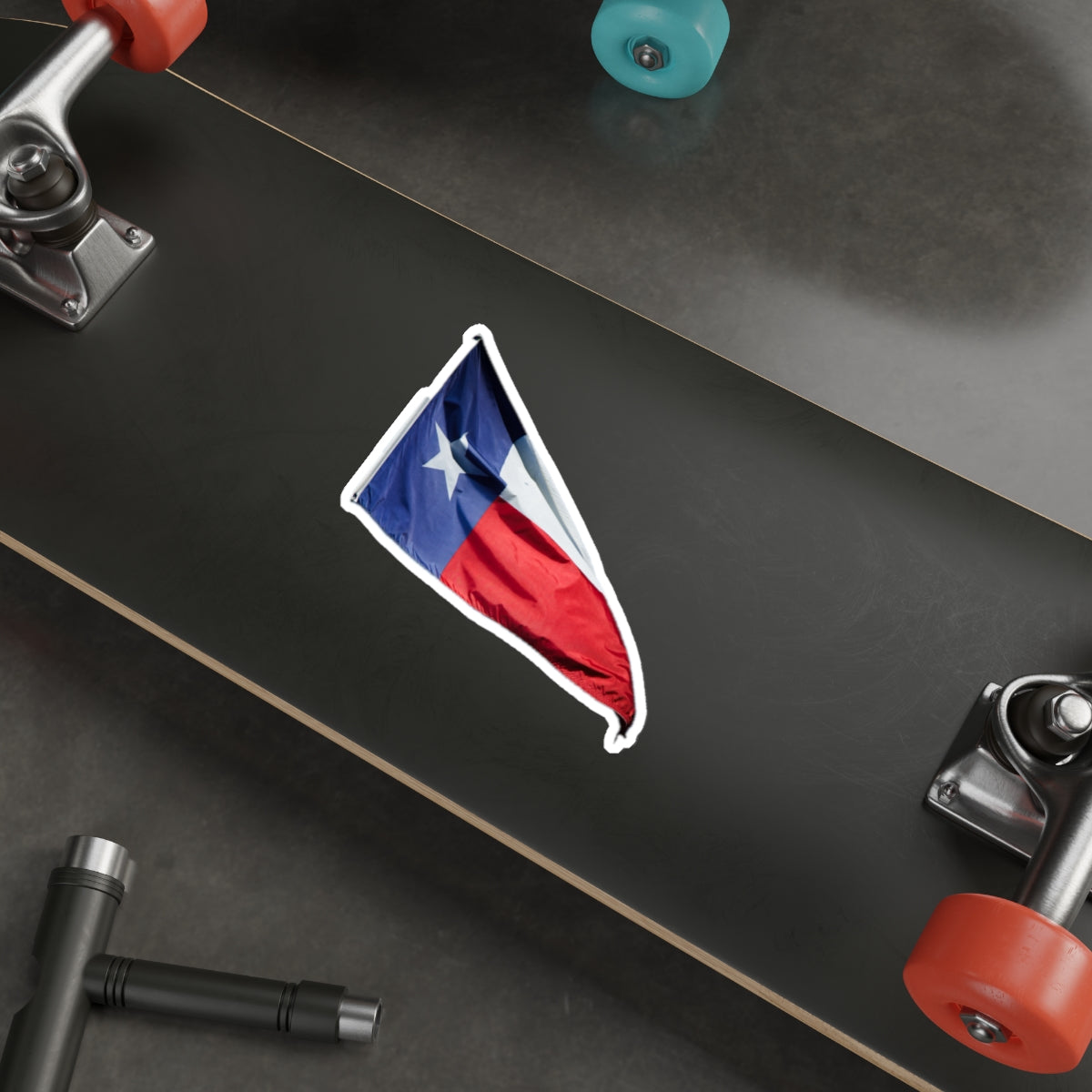 7 - Texas Flag Die - Stickers
