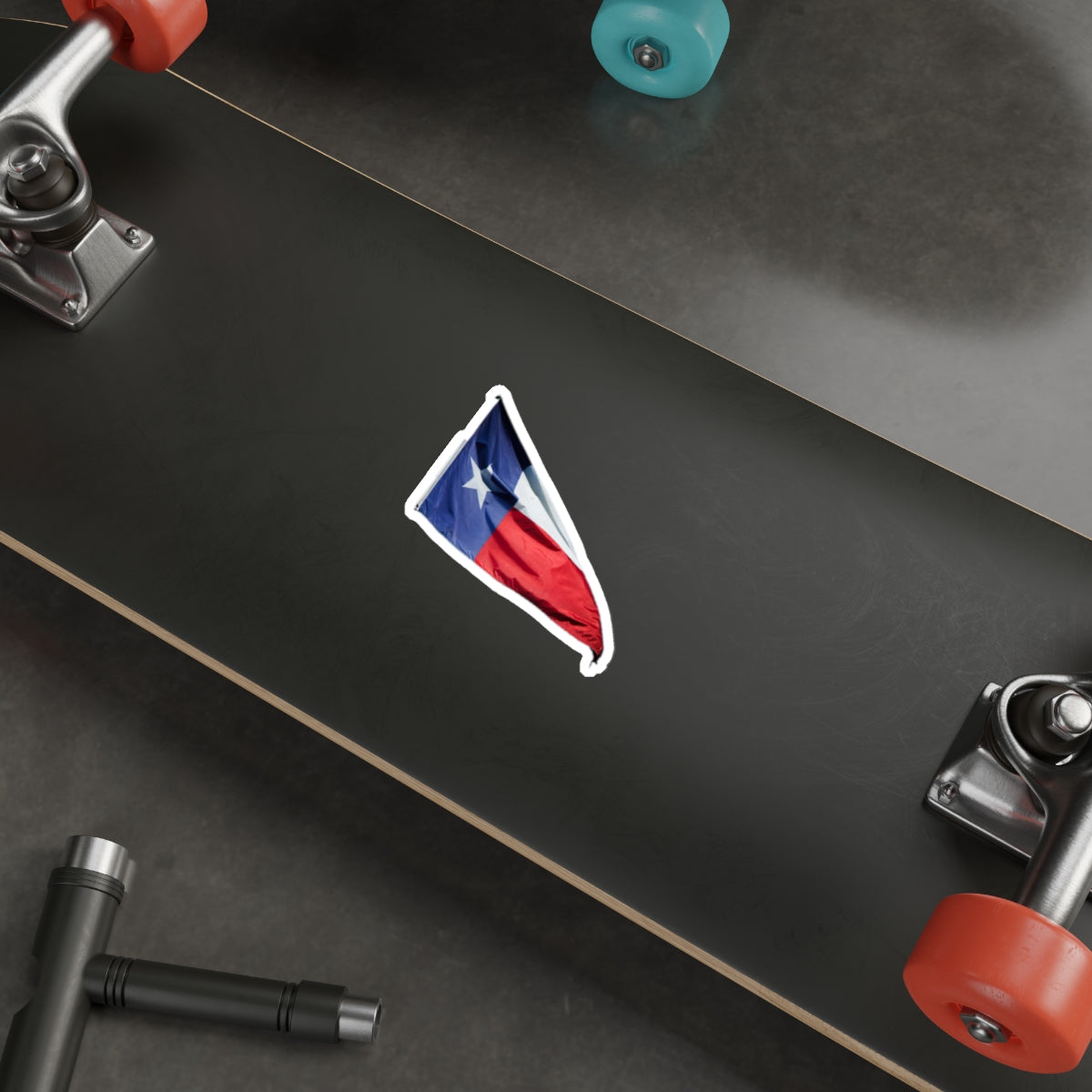 7 - Texas Flag Die - Stickers
