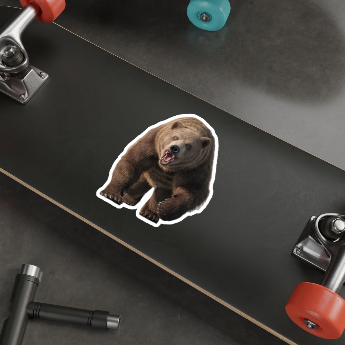 7 - Angry Bear - Stickers