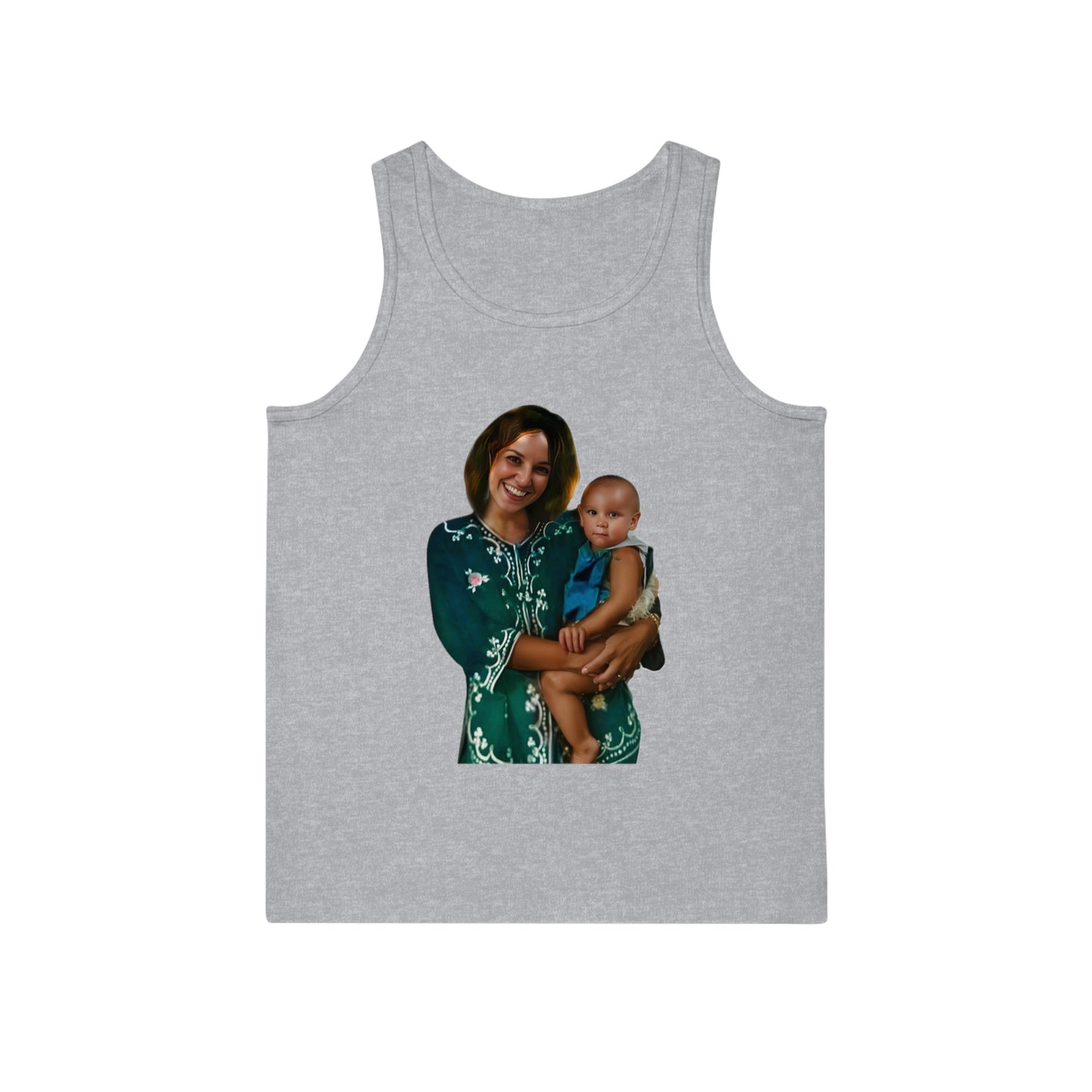 6 - Mom and me - wife beater