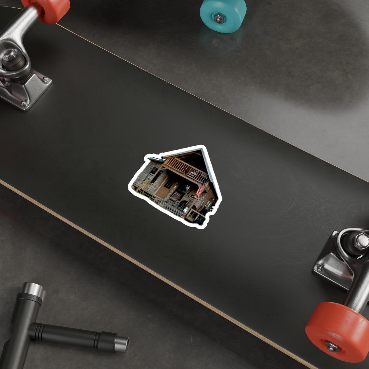 7 - Texas - Cabin - Stickers