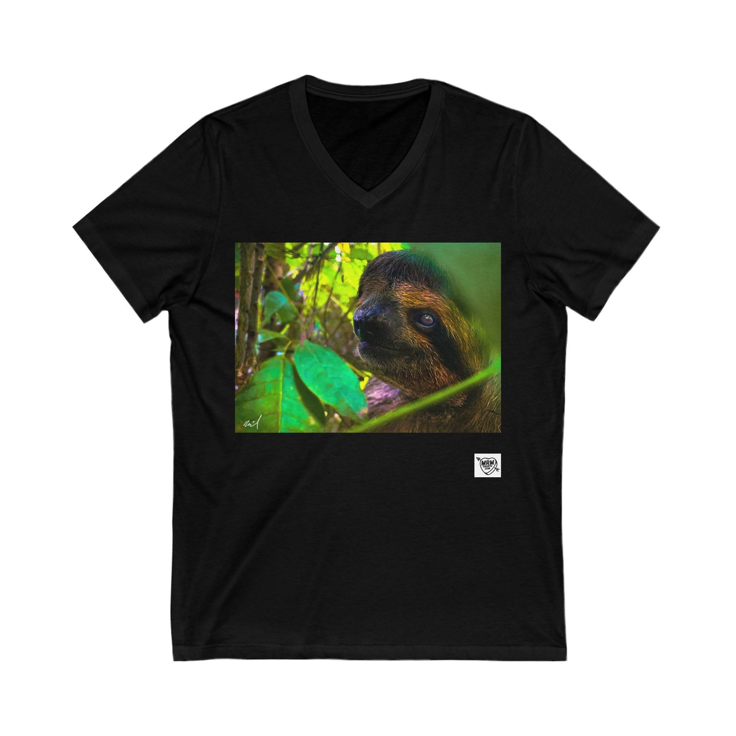 1 - Costa Rica - Sloth - V-Neck