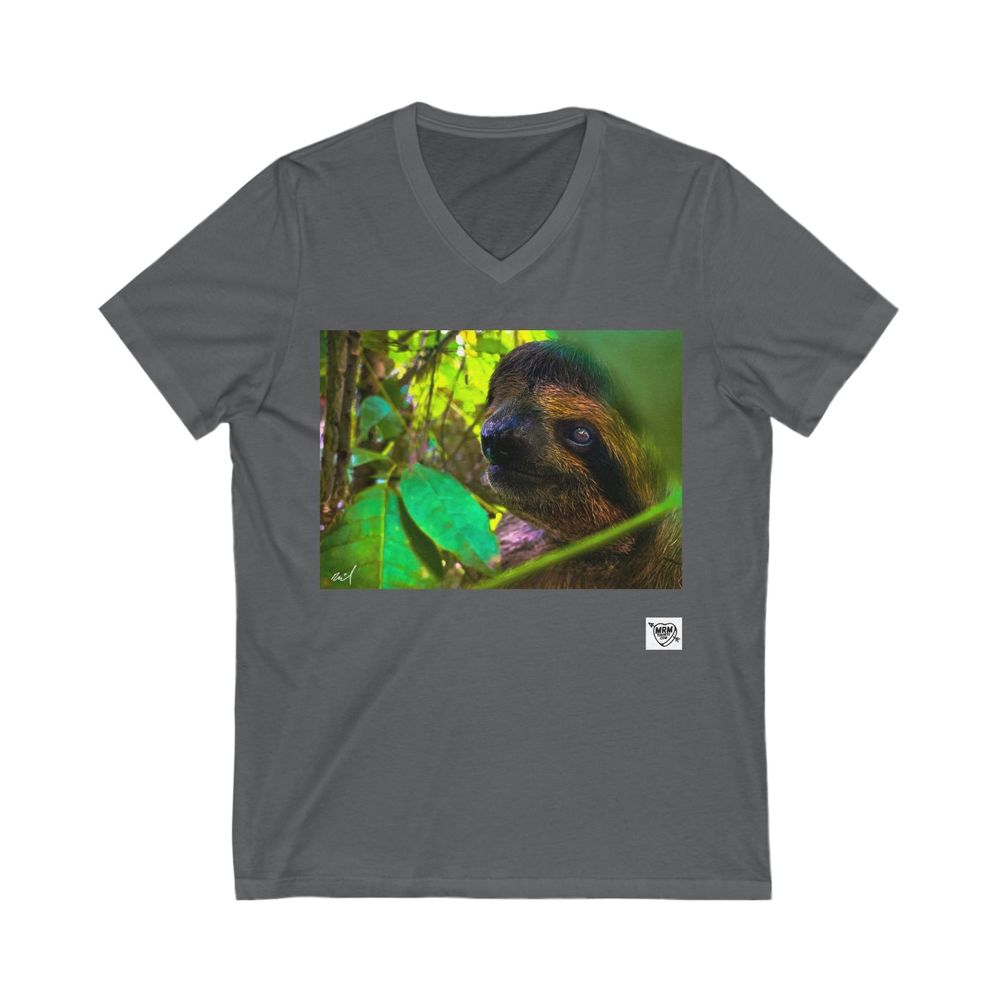 1 - Costa Rica - Sloth - V-Neck