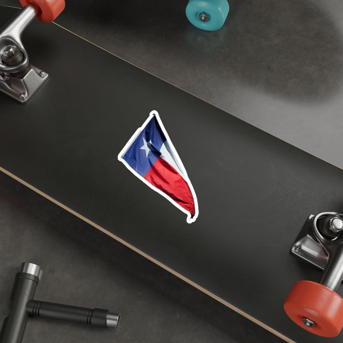 7 - Texas Flag Die - Stickers