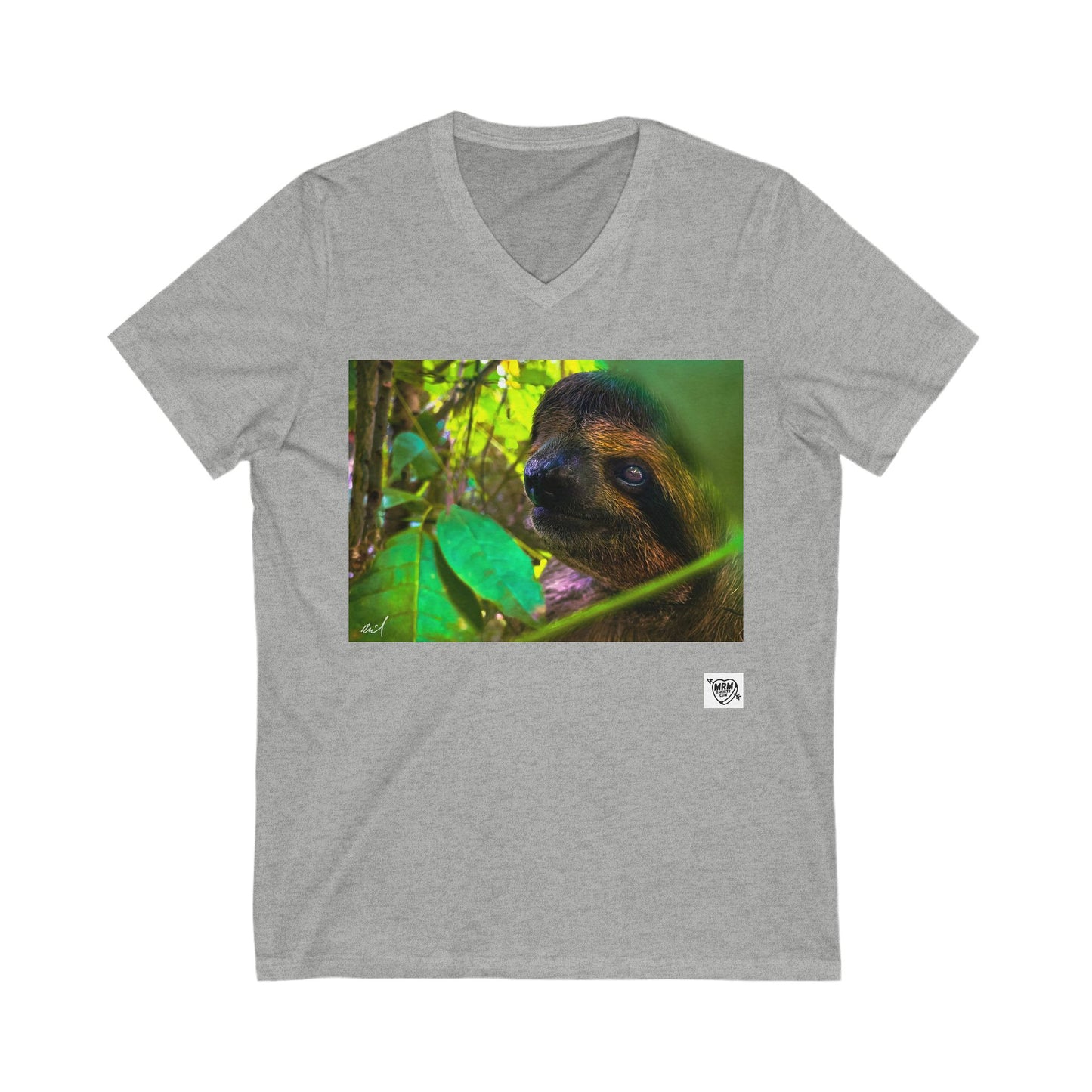 1 - Costa Rica - Sloth - V-Neck