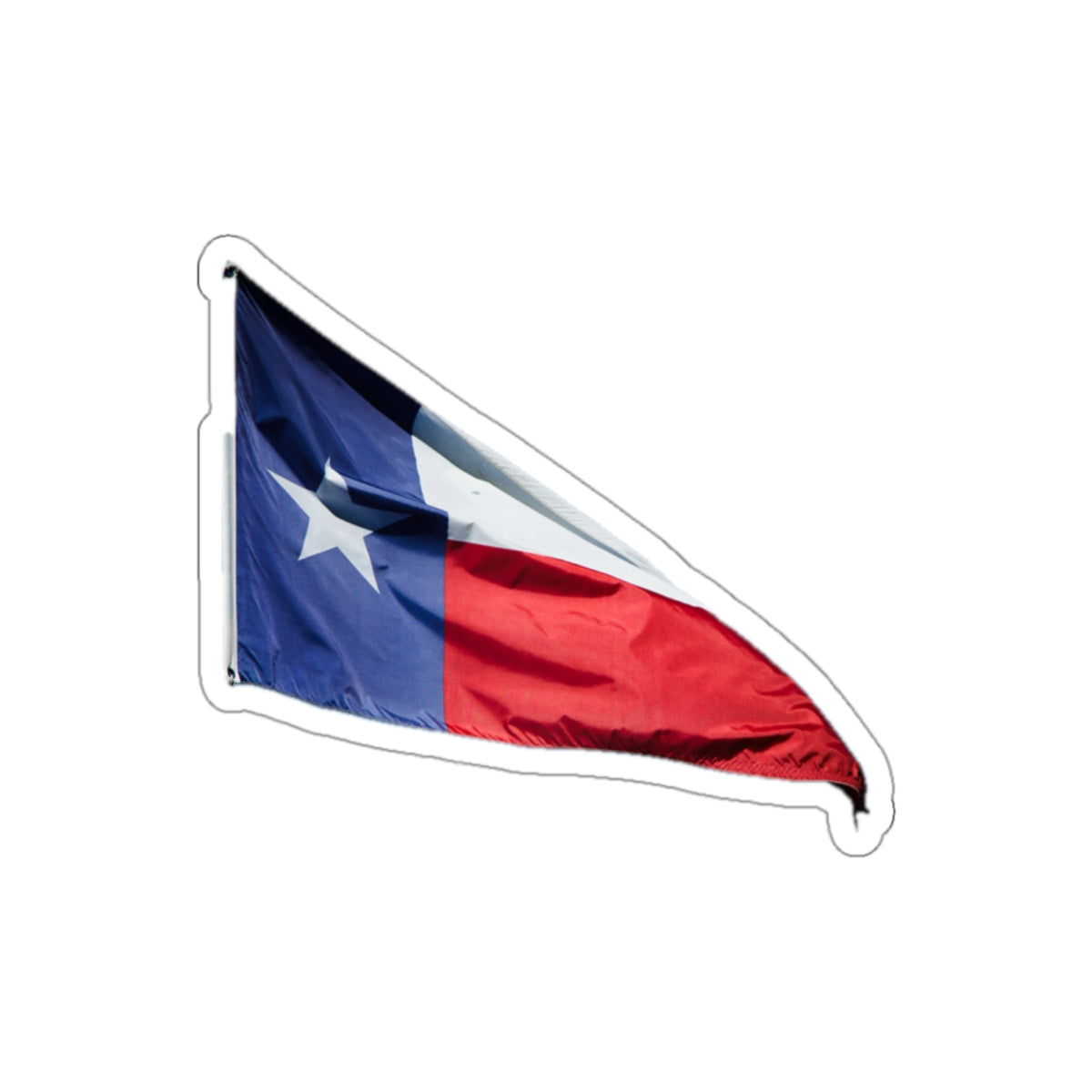 7 - Texas Flag Die - Stickers