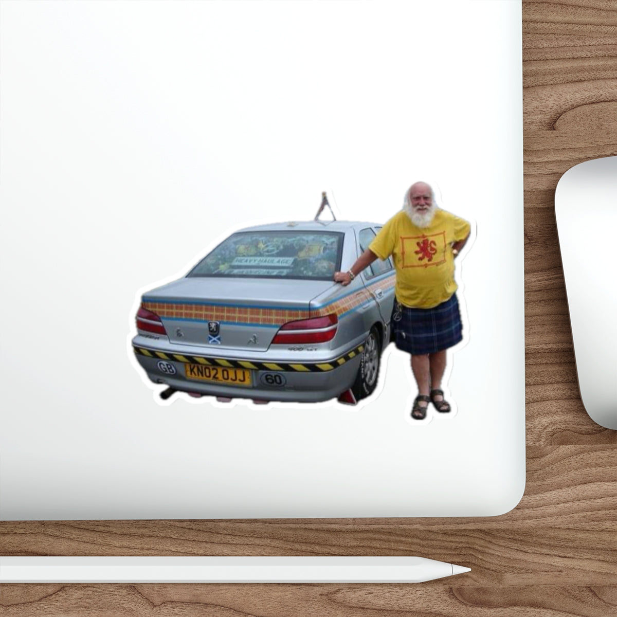 7 - Car - Scottish - 1 - Stickers