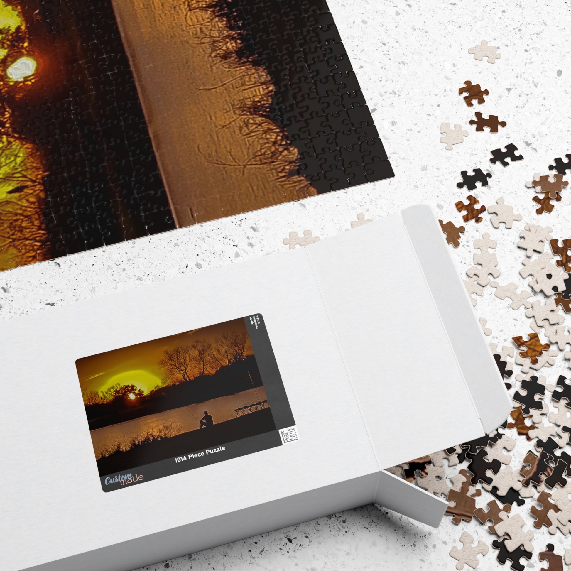 Fishing in the sundown of Austin - Puzzle - 110, 252, 520, 1014