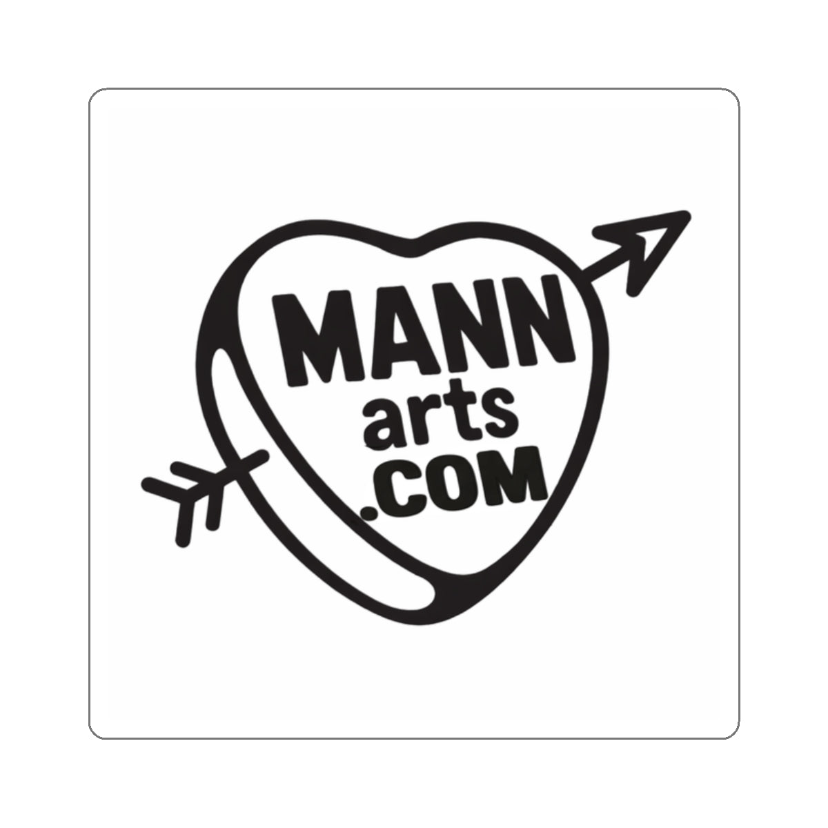 MANNarts.COM - Sticker — Logo "MANNarts.COM"