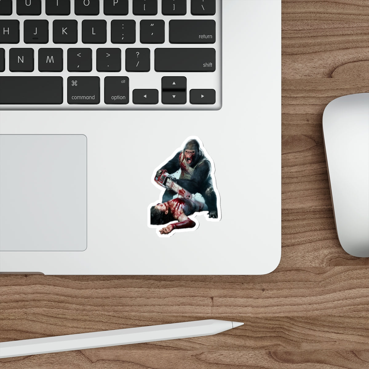 7 - Animals - Gorilla chainsaw massacre - Stickers
