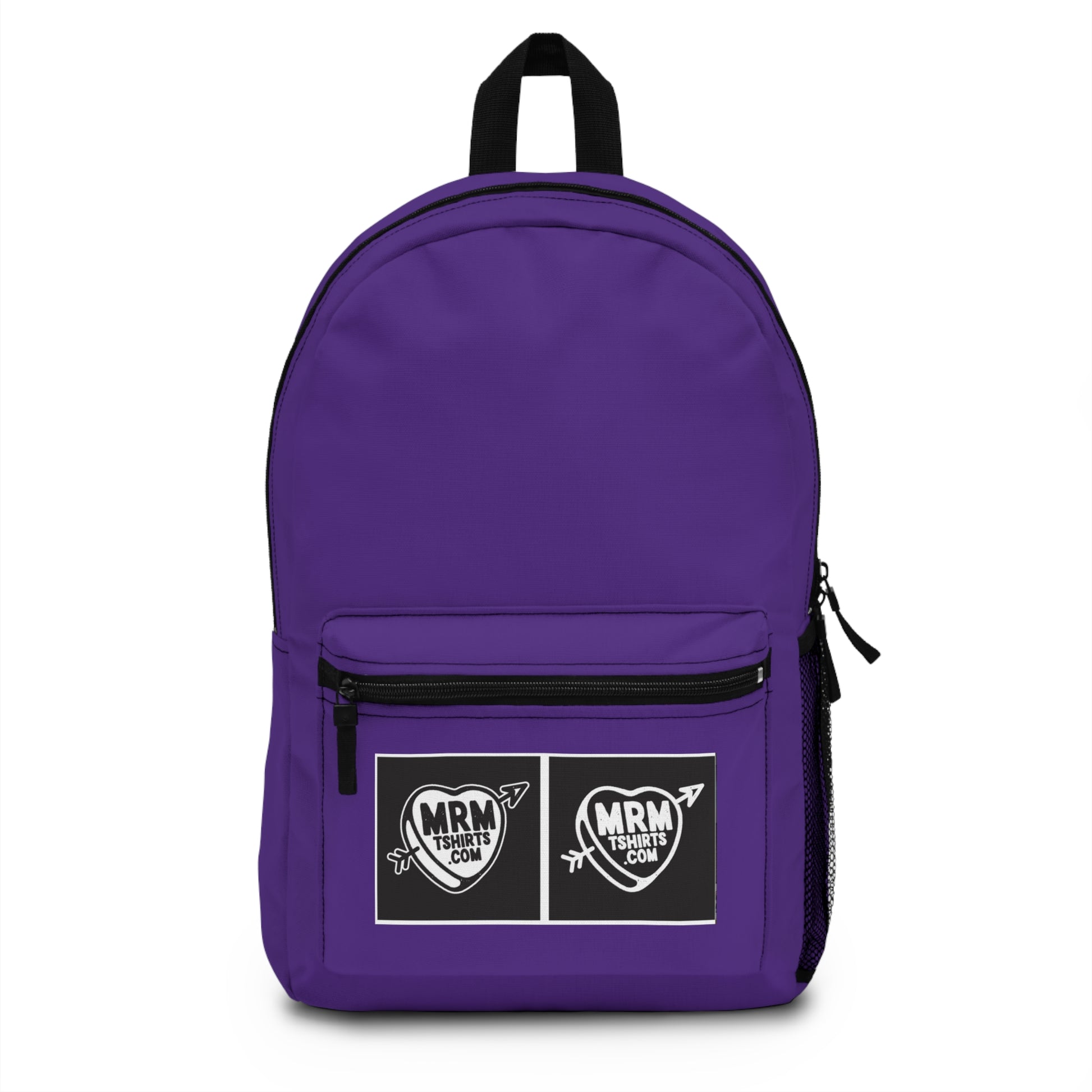 Purple bag - Trendy Backpack with Custom Design -