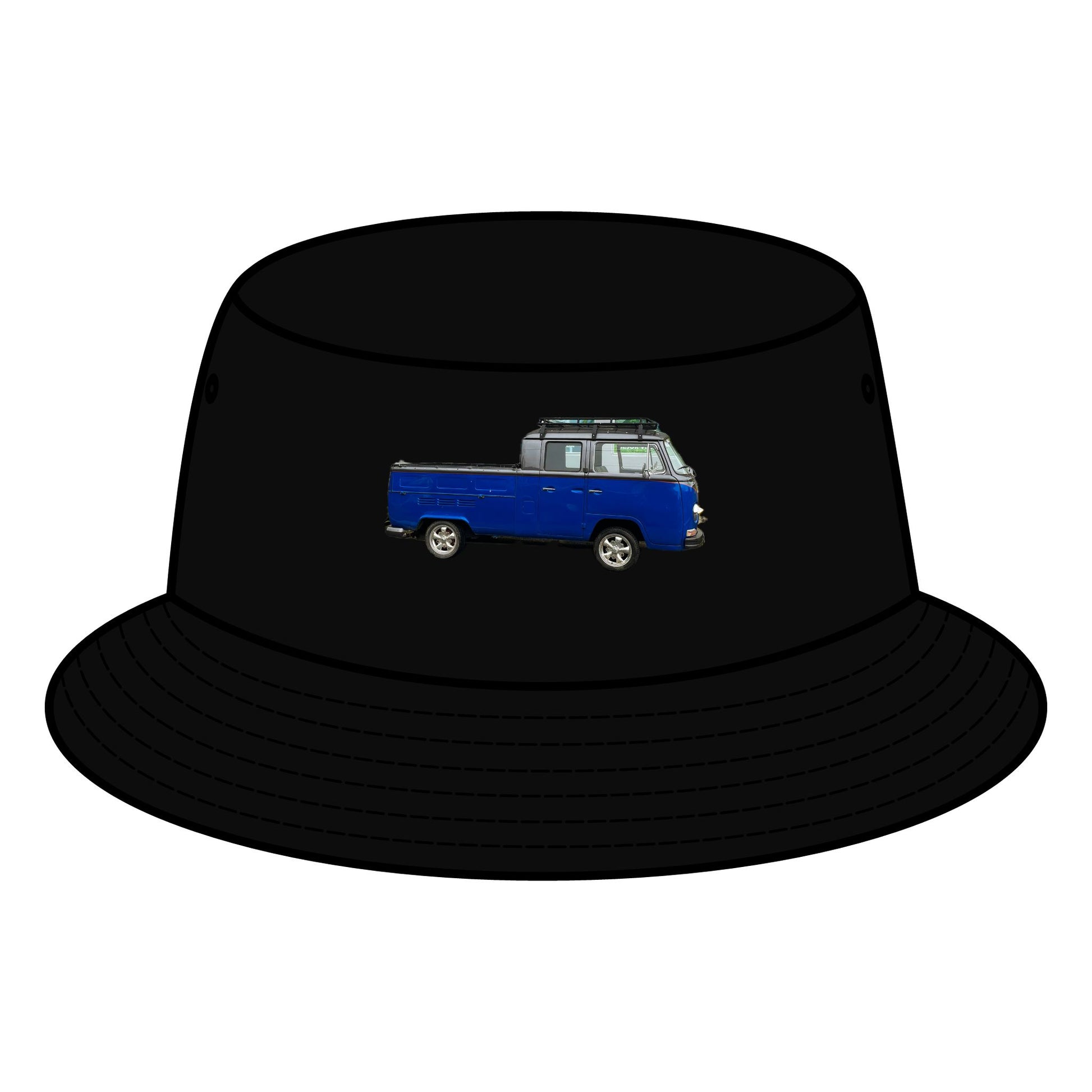 VW - Vintage Truck Bucket Hat, Summer Accessories, Outdoor Sun Hat, Beachwear, Travel Gift, Bohemian Style