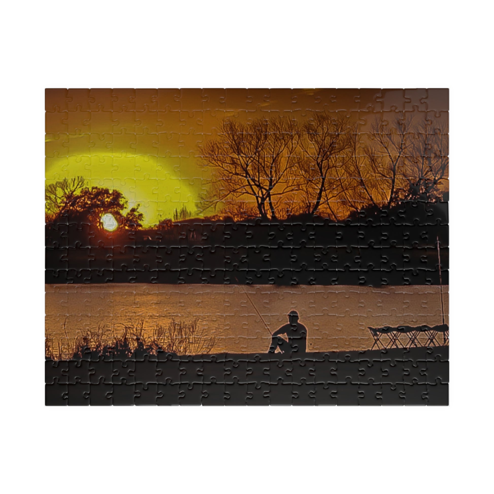 Fishing in the sundown of Austin - Puzzle - 110, 252, 520, 1014