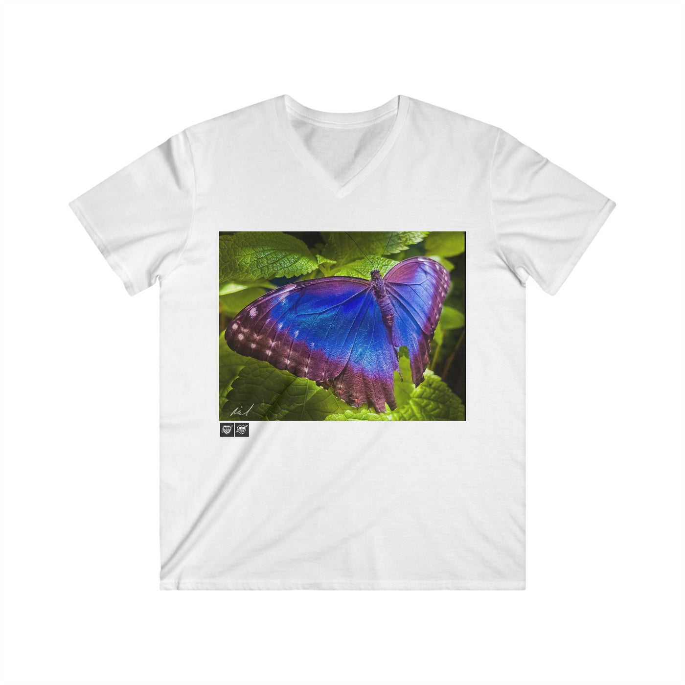 8. Costa Rica  - Butterfly - Mariposa - V-Neck