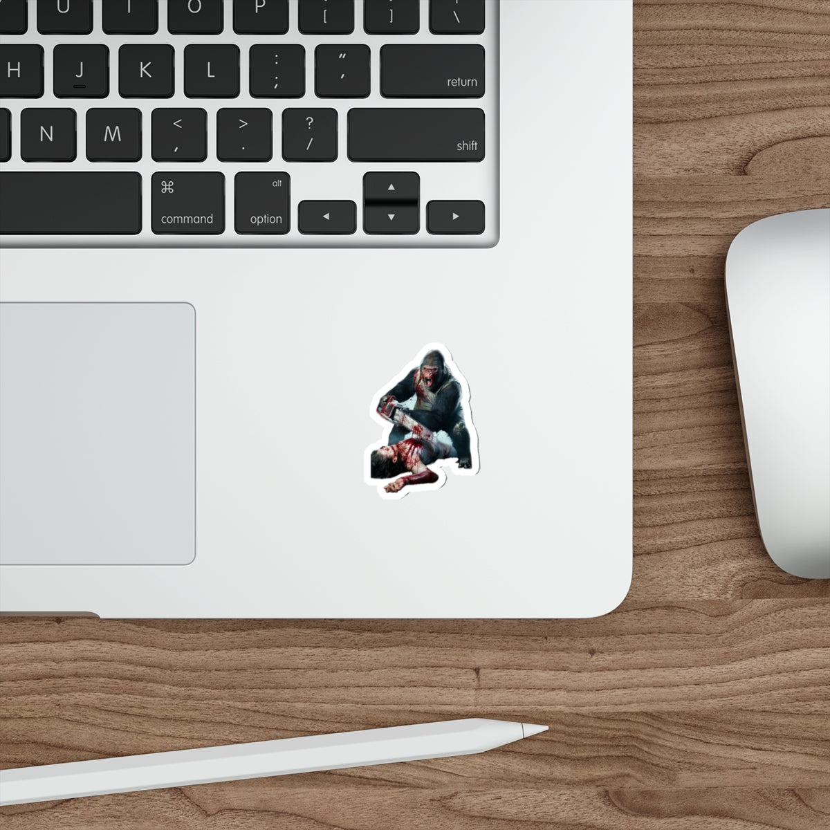 7 - Animals - Gorilla chainsaw massacre - Stickers