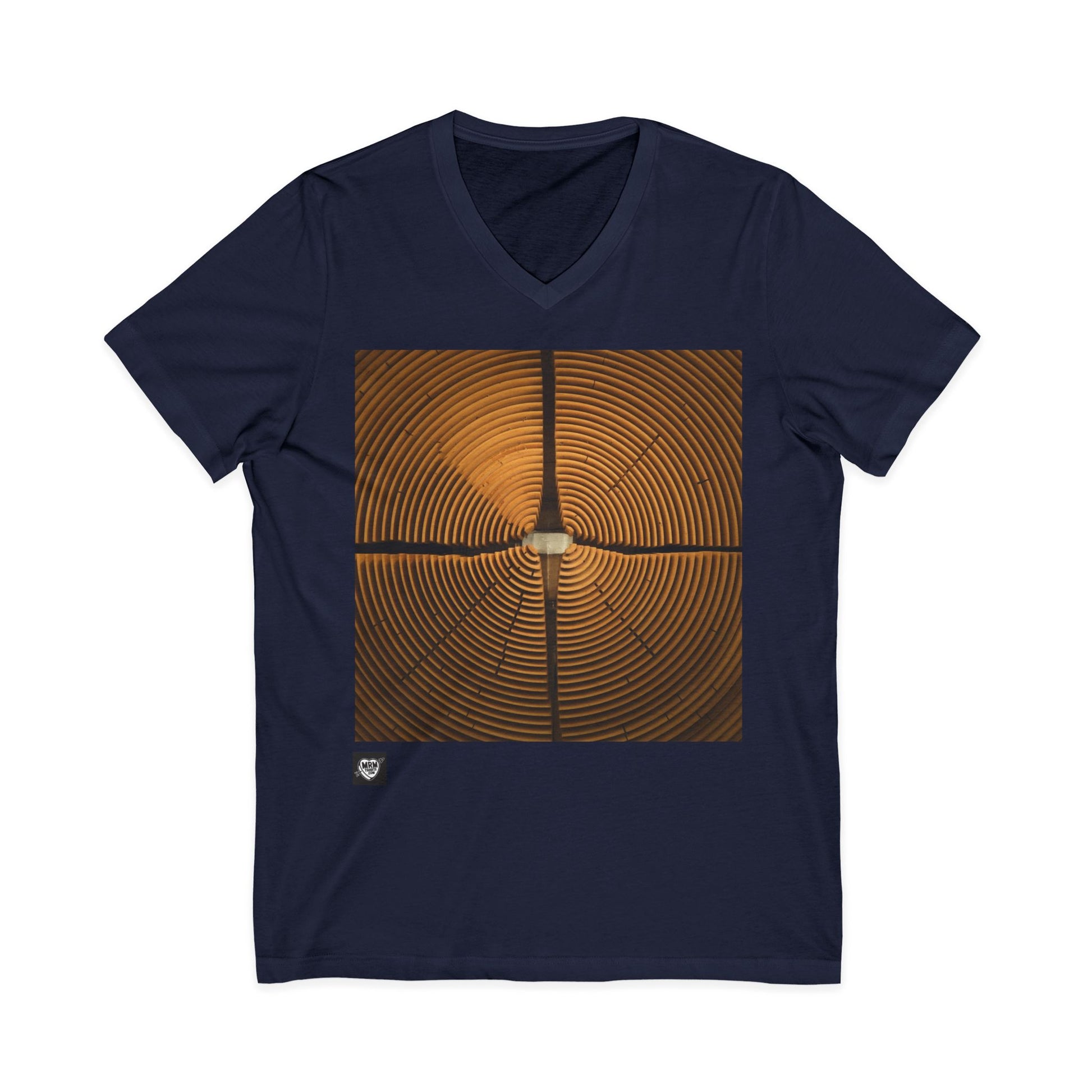Sleek Geometric Design - V-Neck