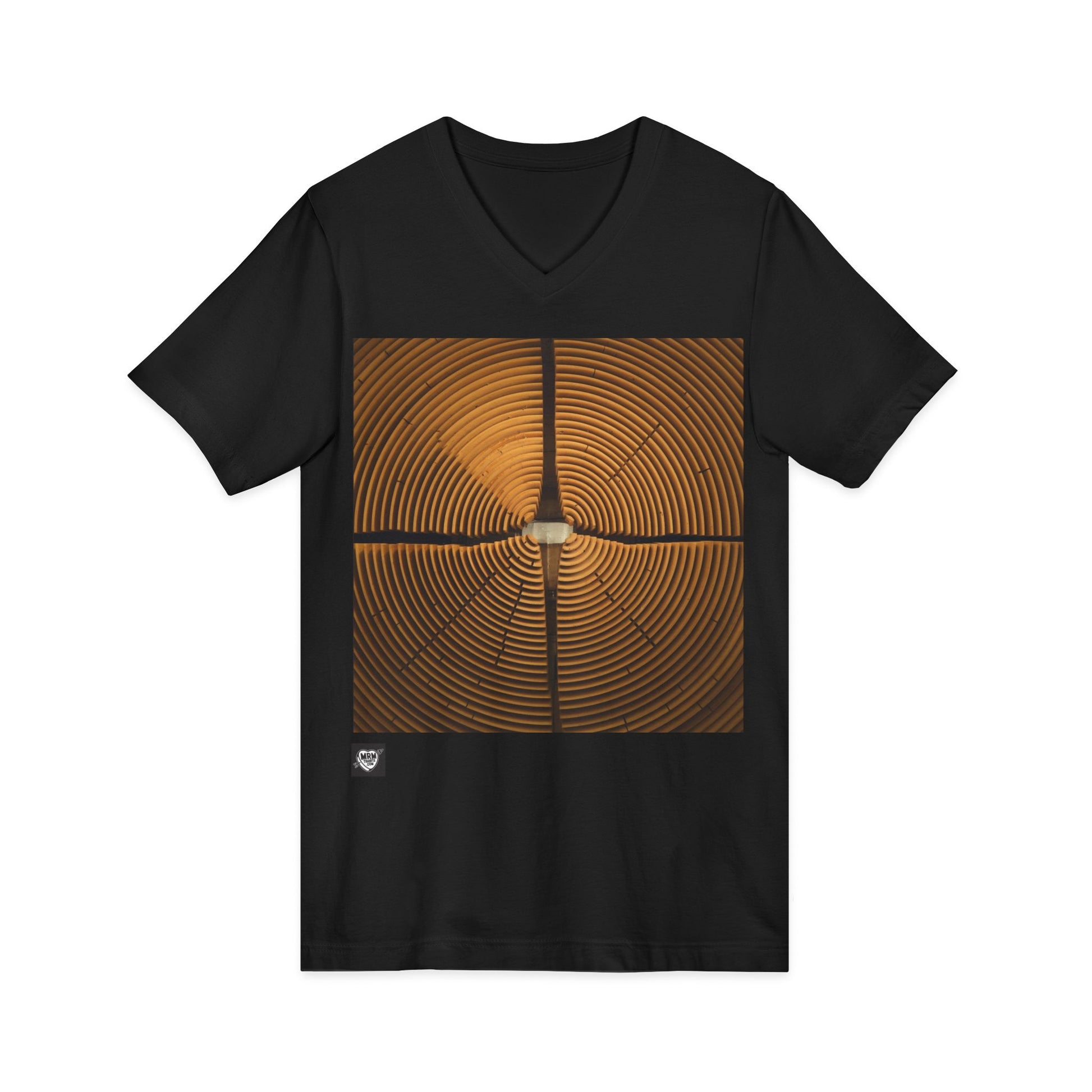 Sleek Geometric Design - V-Neck