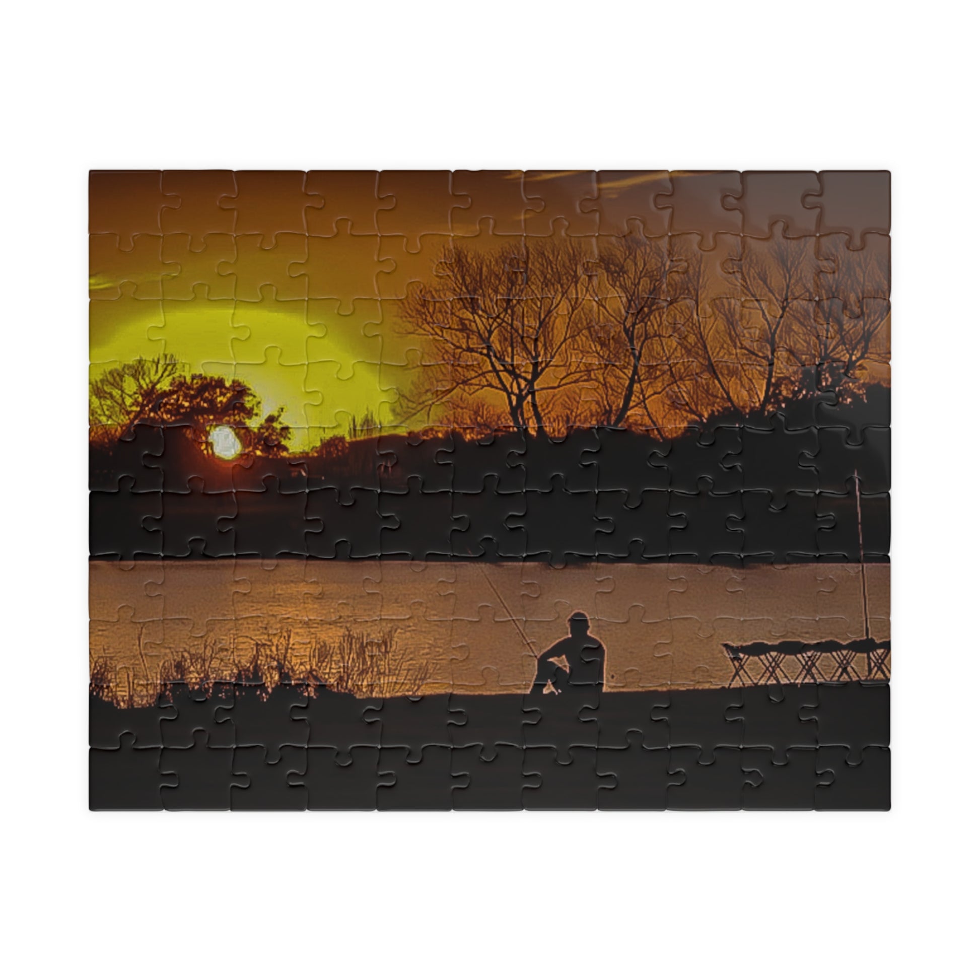 Fishing in the sundown of Austin - Puzzle - 110, 252, 520, 1014