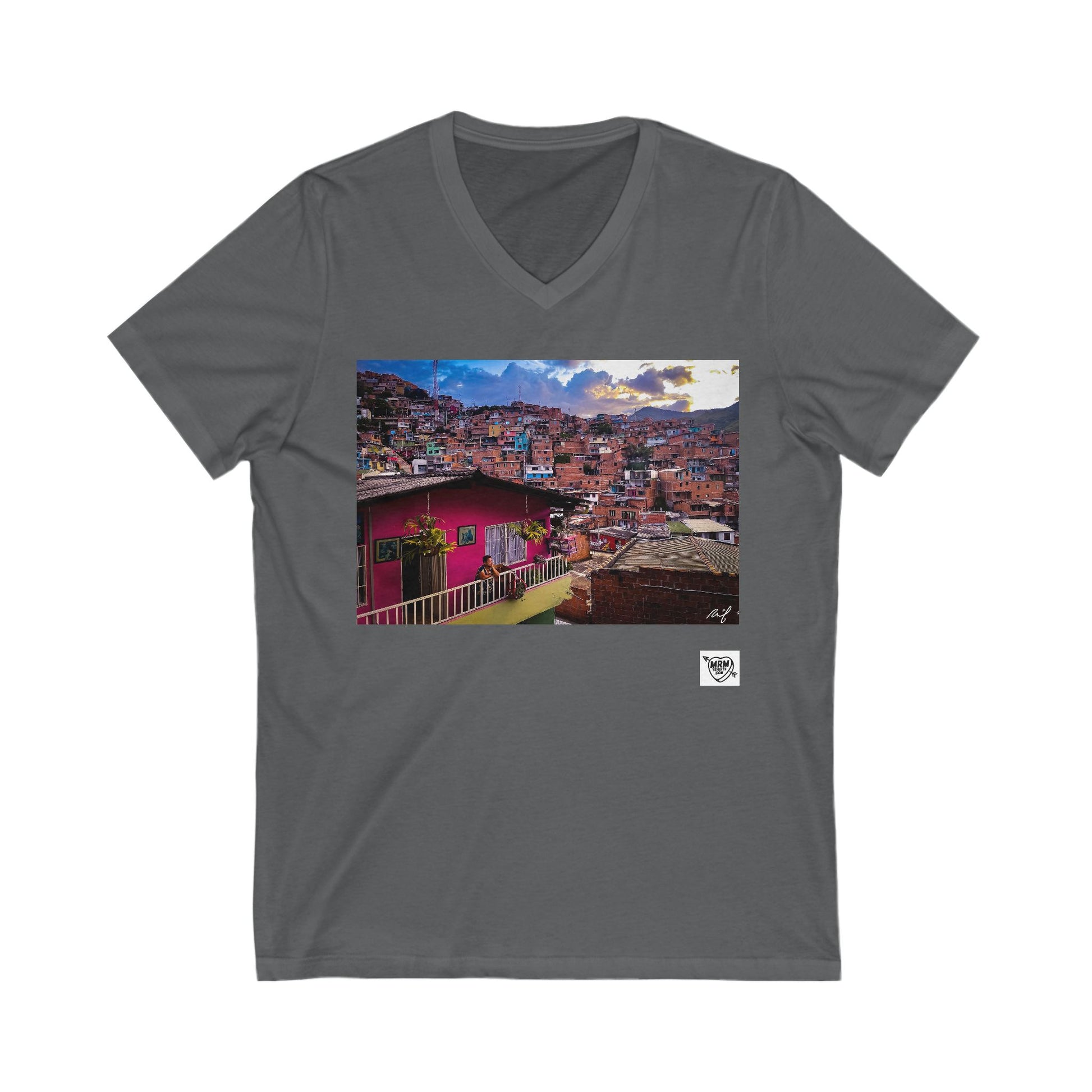 Colombian lady in Medellín - V-Neck