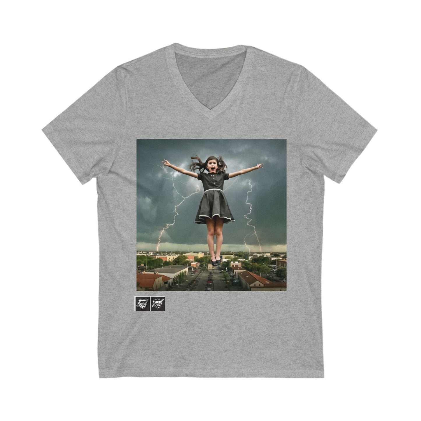 Lightning girl  - V-Neck