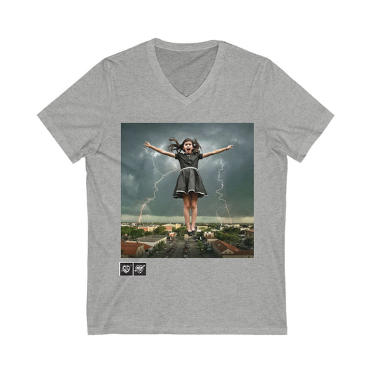 Lightning girl  - V-Neck