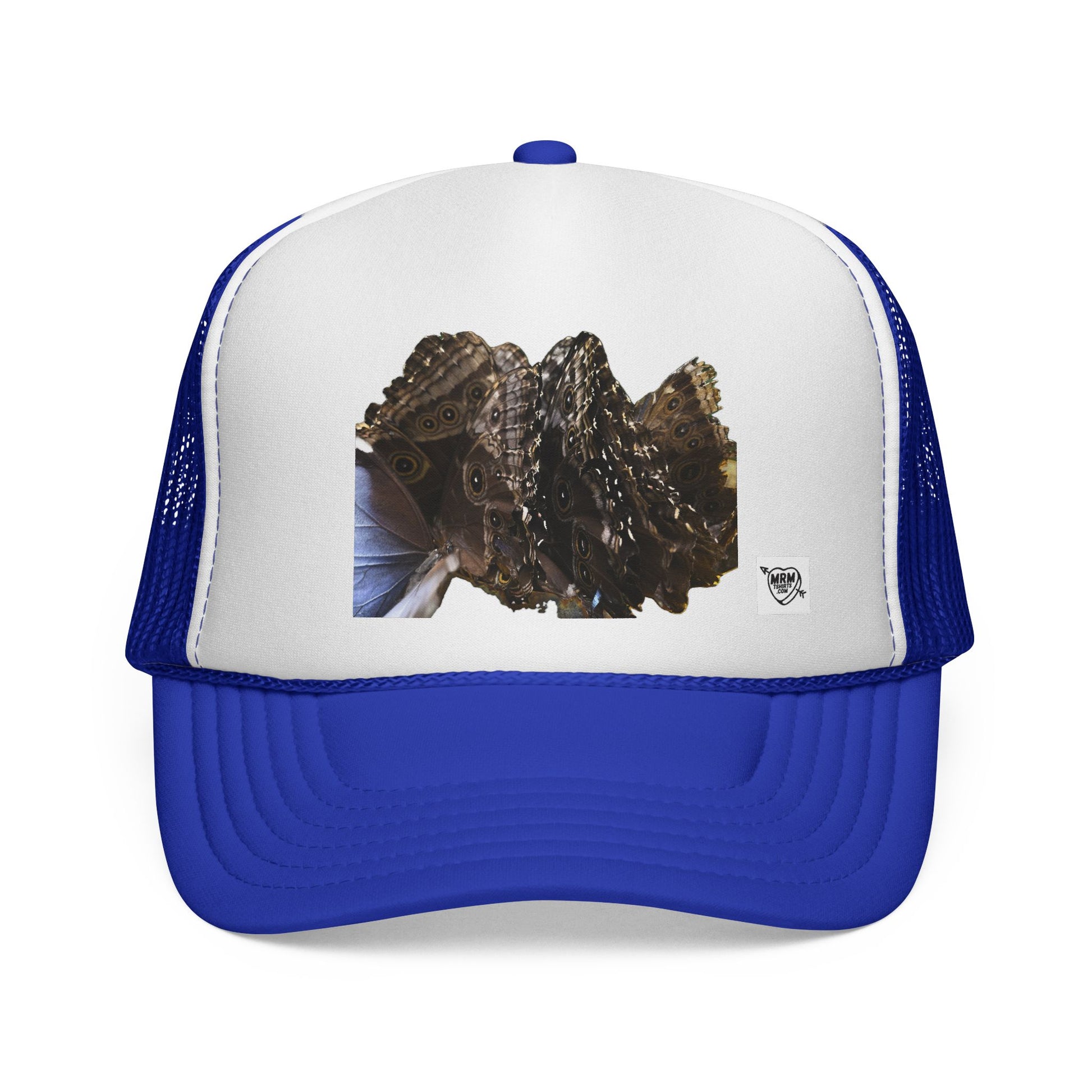 Trucker Cap — Realistic Owl Butterfly Wing Graphic Trucker Hat
