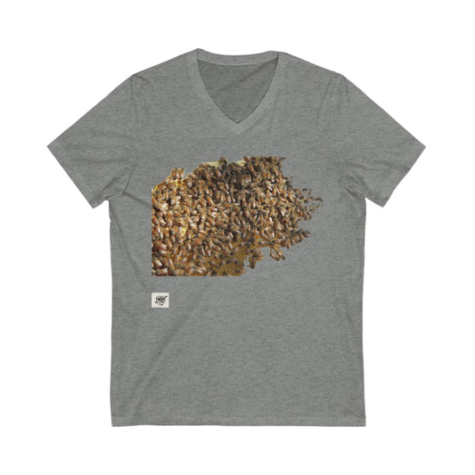 1 - Bees - V-Neck