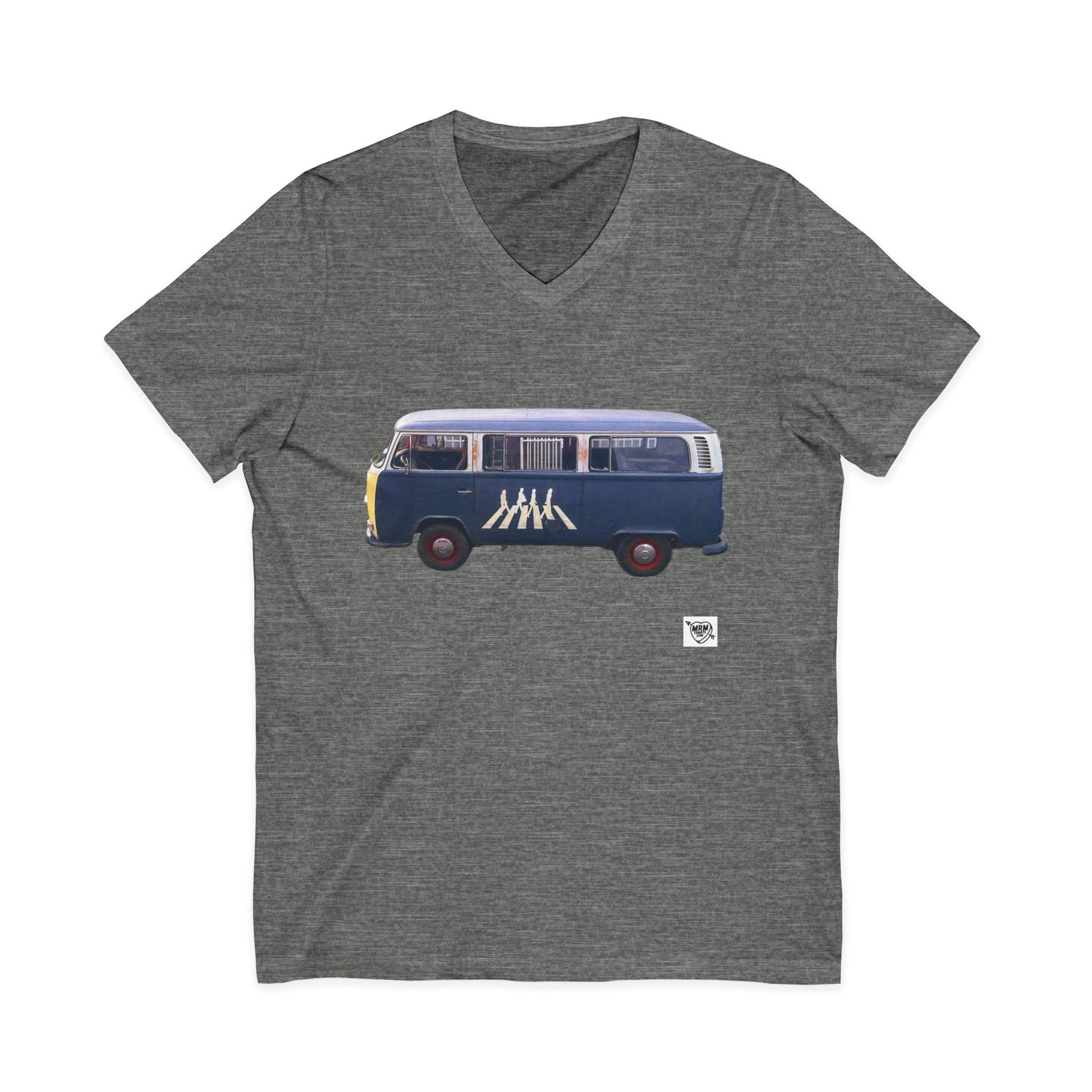 The Beatles on a VW  -  V-Neck