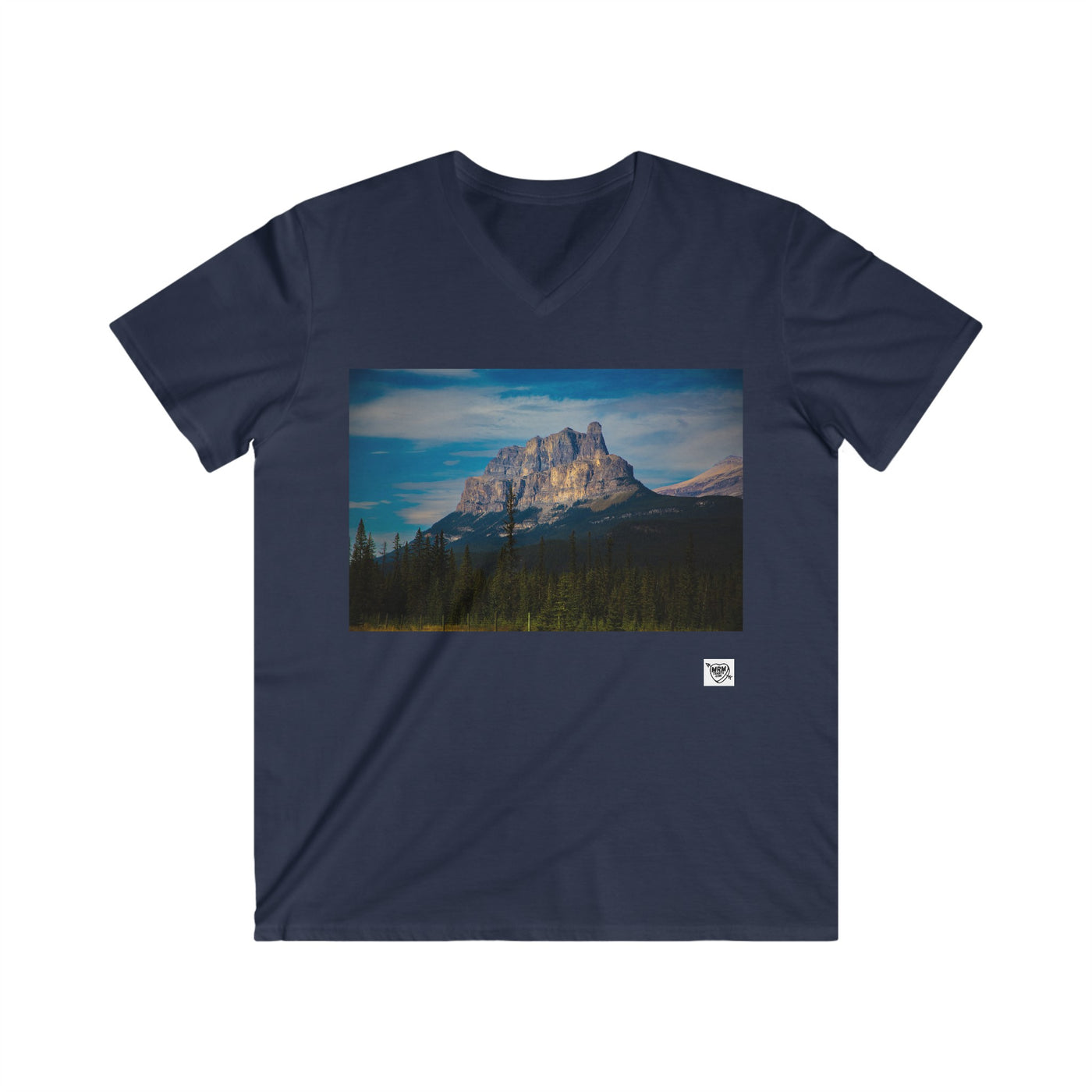 8. Banff, Counter - mountains -2 - v-neck