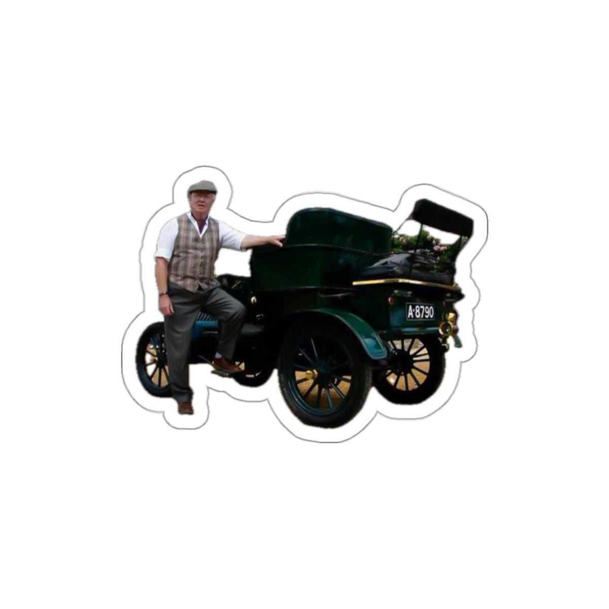 Original English card - Sticker