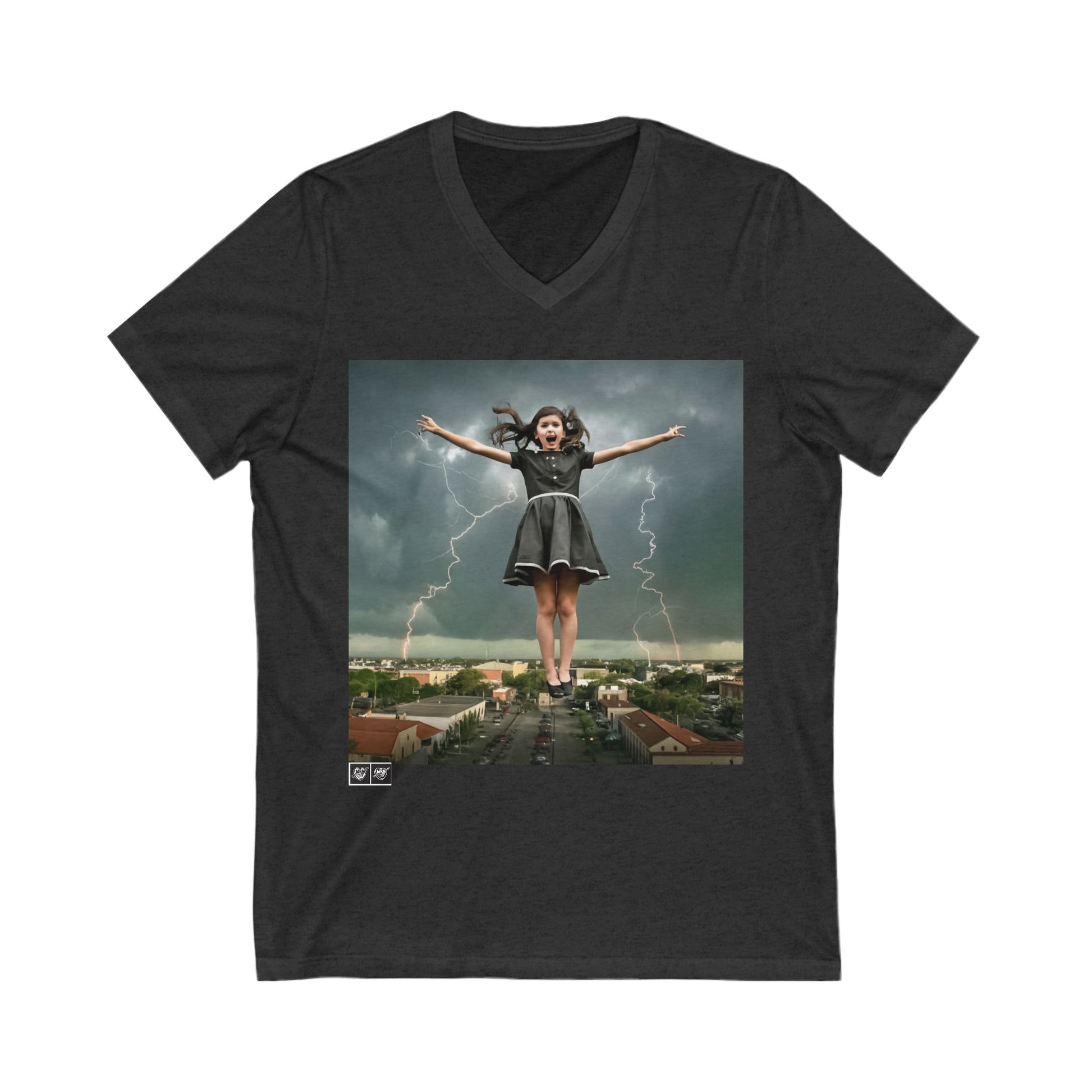 Lightning girl - V-Neck