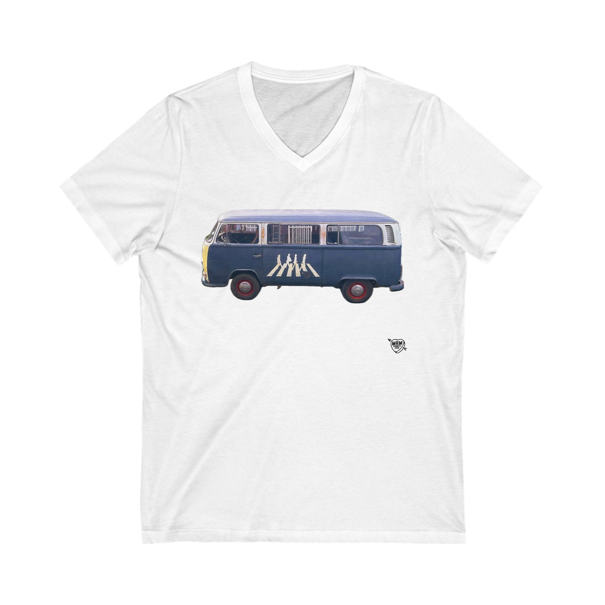 The Beatles on a VW  -  V-Neck