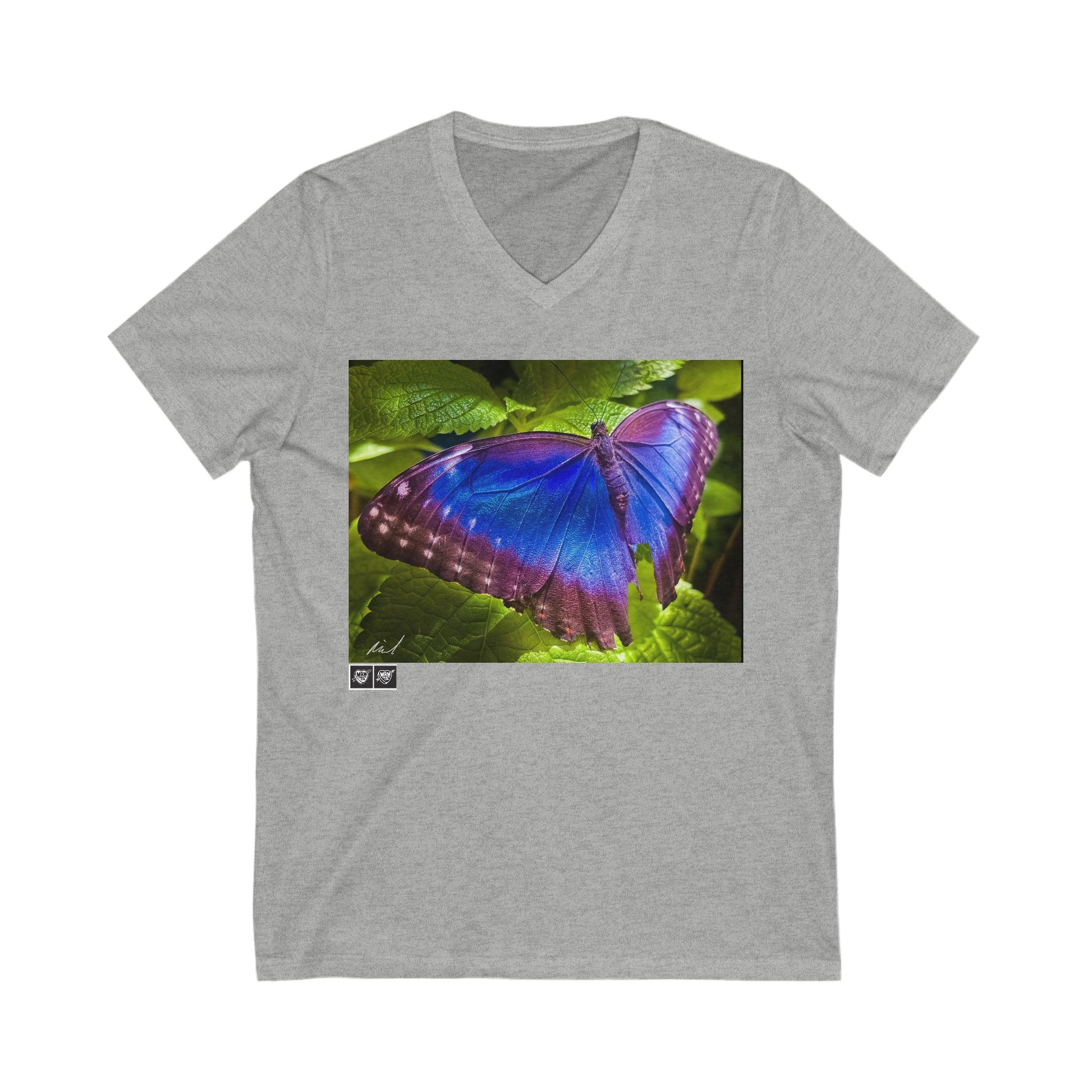 Costa Rica  - Butterfly Mariposa - 1 - V-Neck