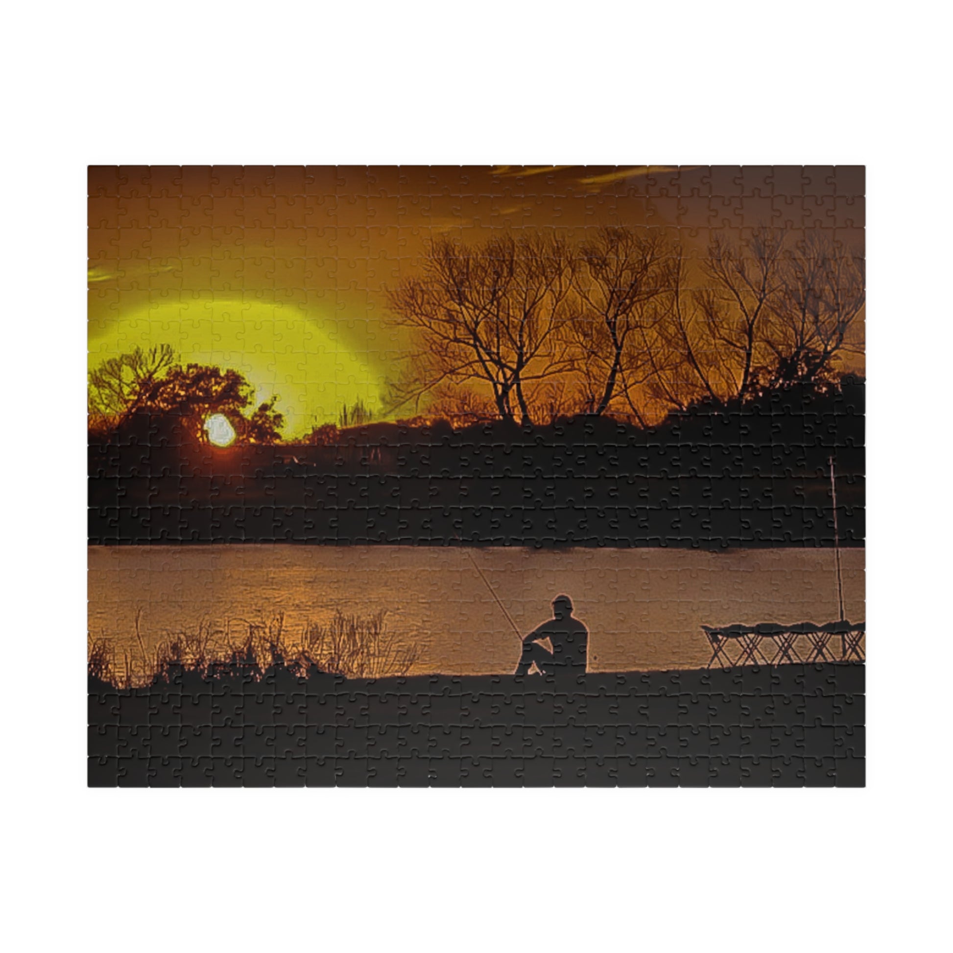 Fishing in the sundown of Austin - Puzzle - 110, 252, 520, 1014