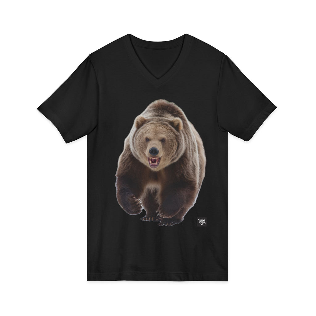 Wild Grizzly Bear - V-Neck
