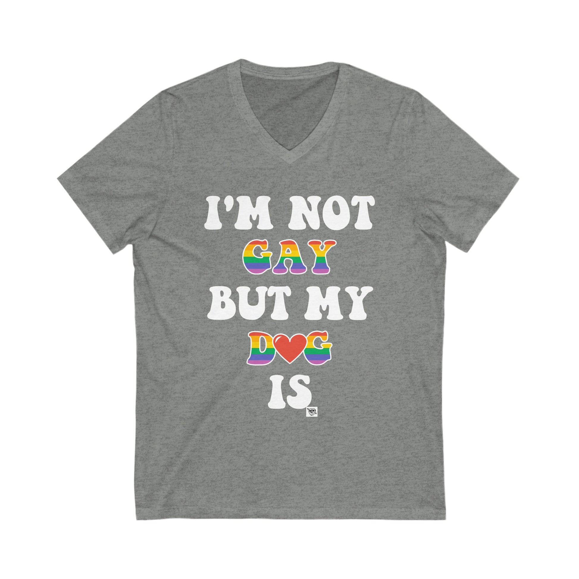 I’m not Gay but M❤️m is. - V-neck