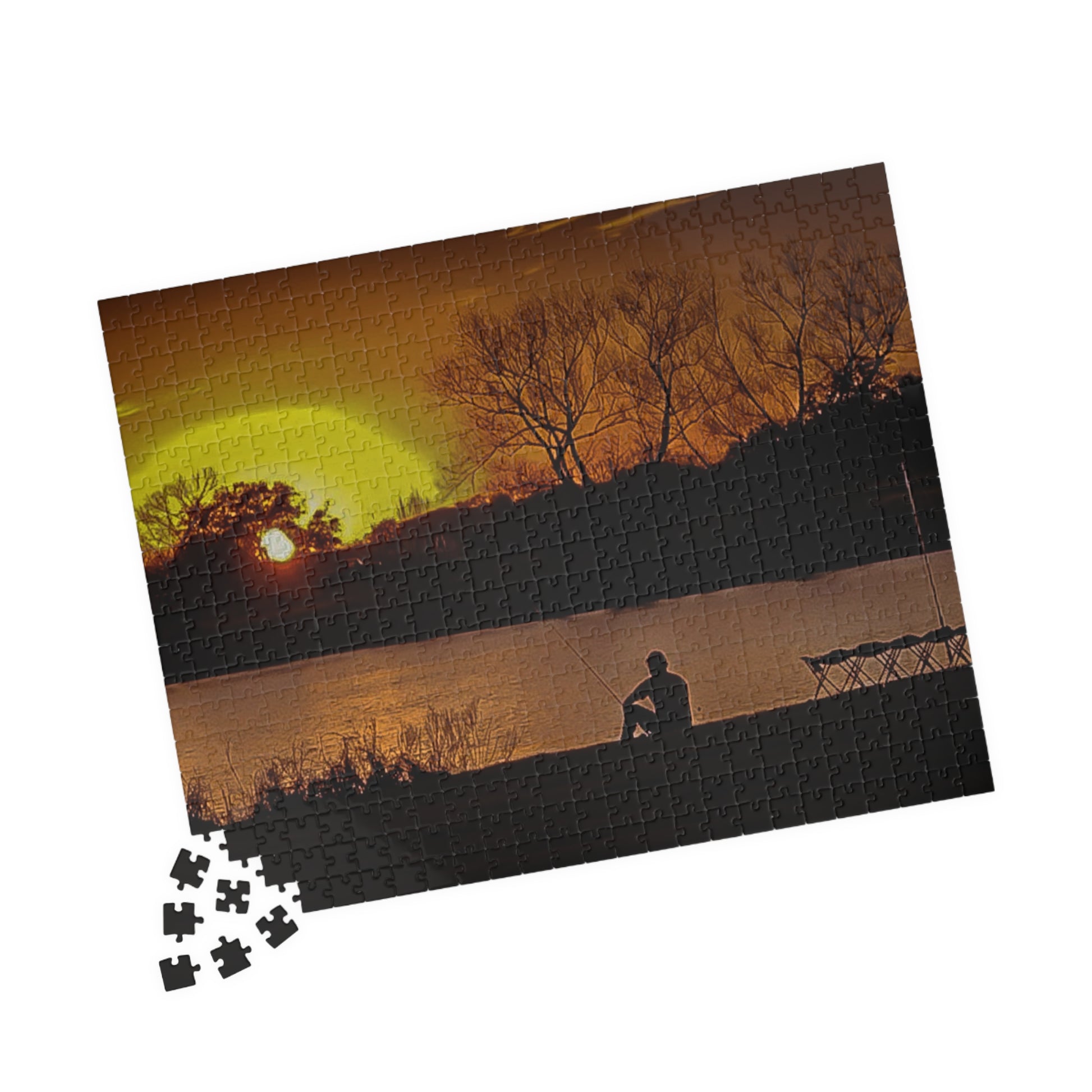 Fishing in the sundown of Austin - Puzzle - 110, 252, 520, 1014