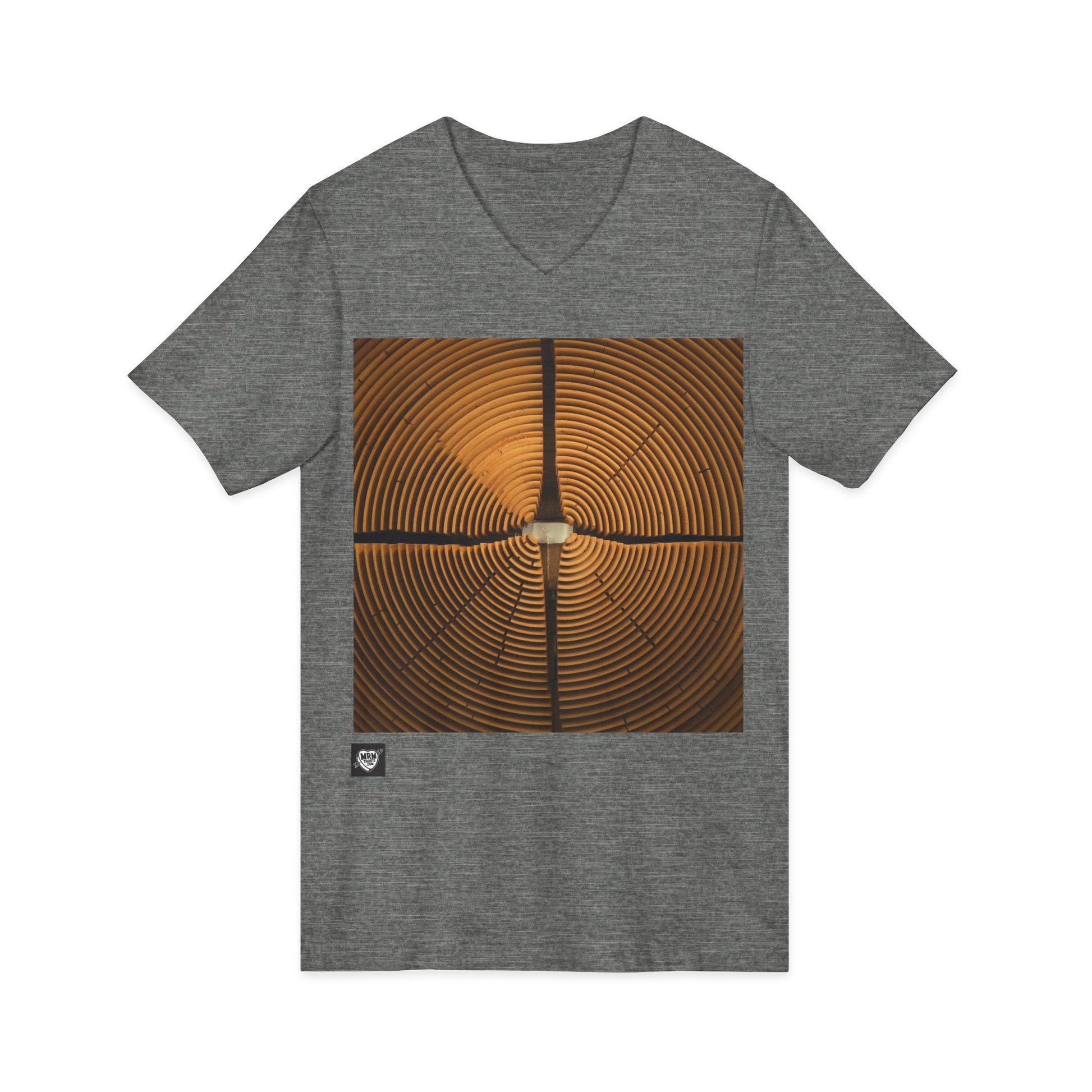 Sleek Geometric Design - V-Neck
