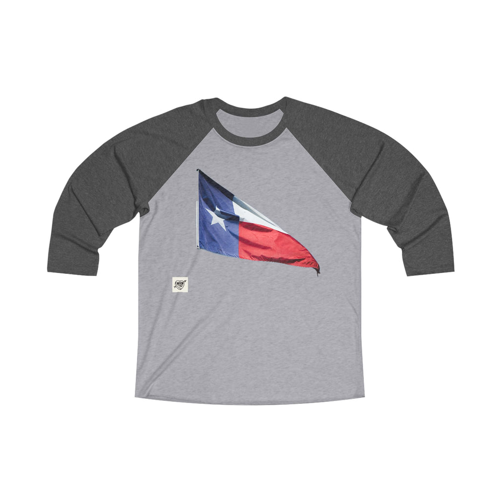 Texas Flag  — 3/4 Raglan Tee