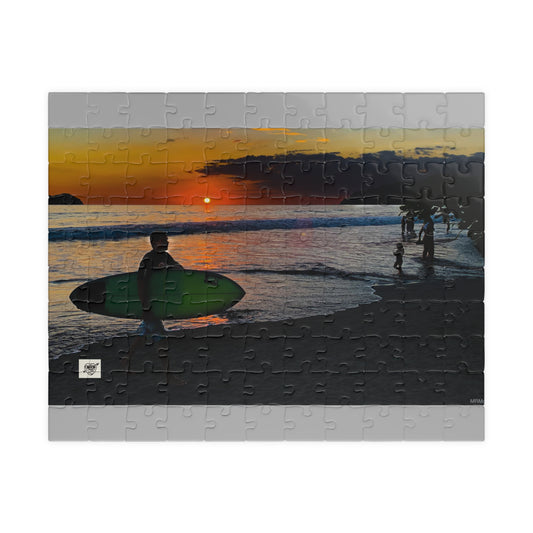 Costa Rica - Sunset Surfer Puzzle - 110, 252, 520, 1014-piece,
