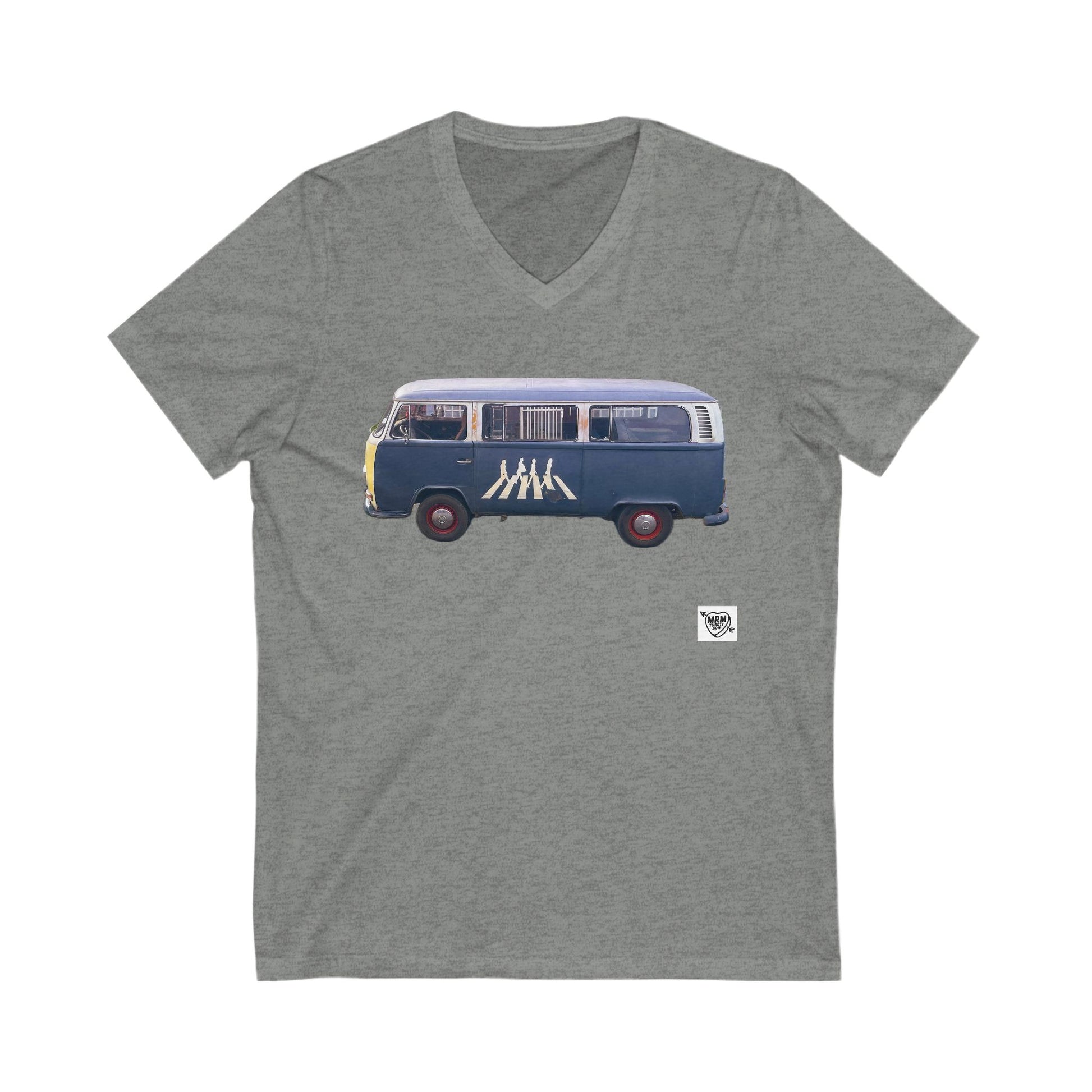 The Beatles on a VW  -  V-Neck