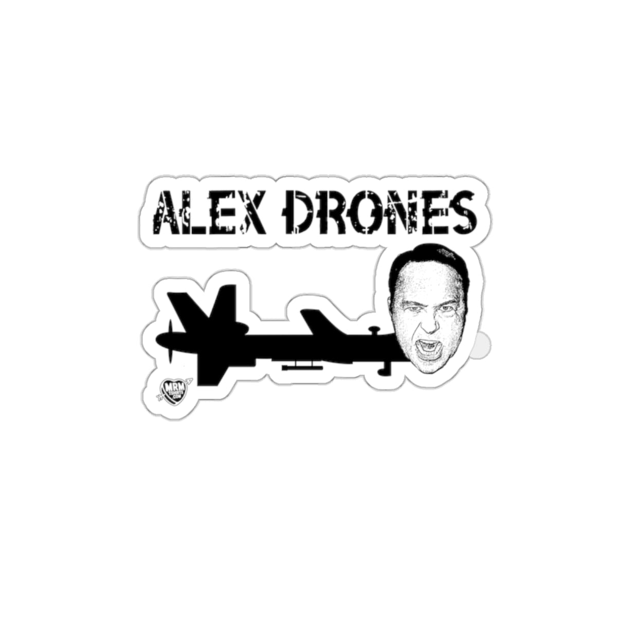 6.  Alex Drones - Stickers