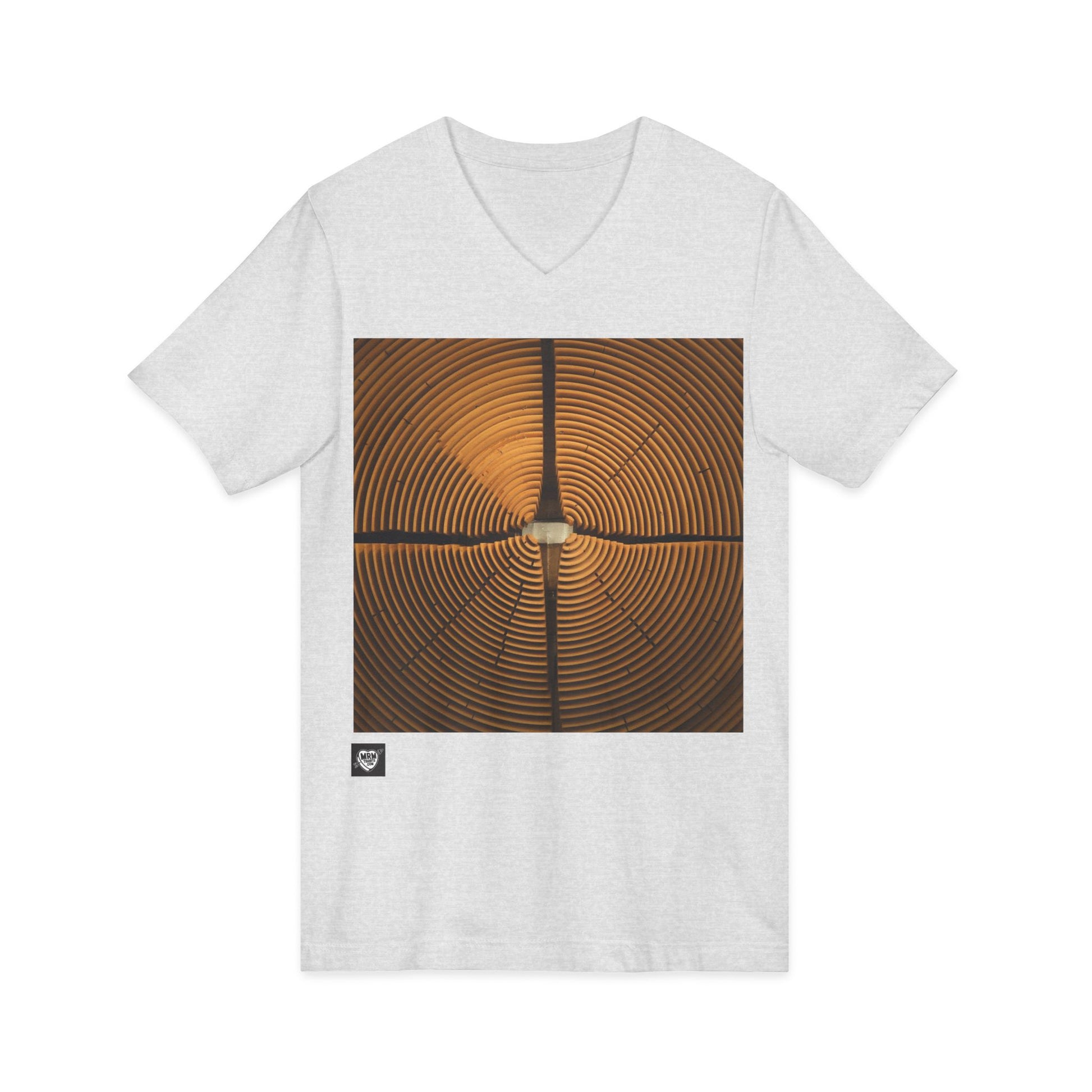 Sleek Geometric Design - V-Neck