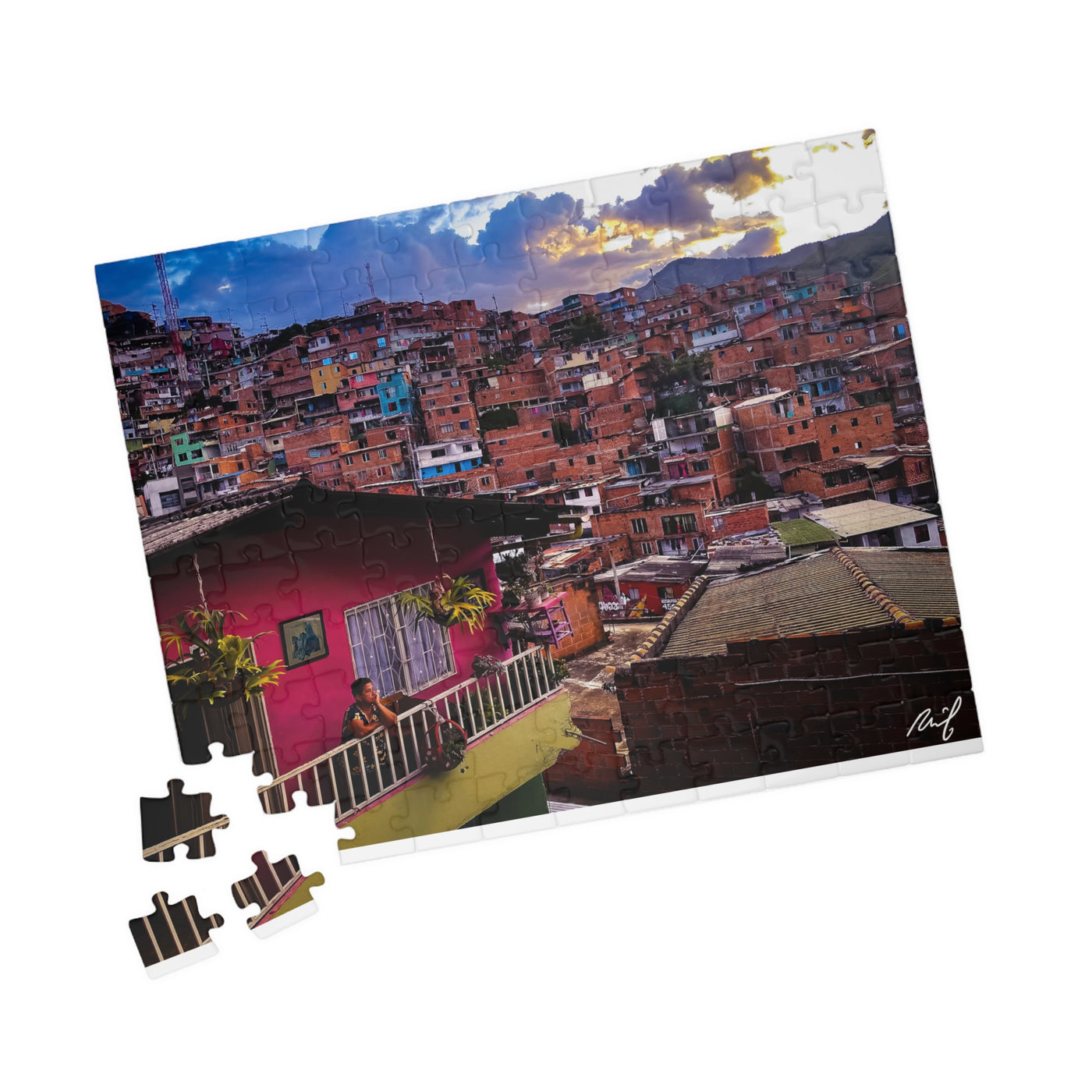 7. Old lads thinking about the at the past, present, and future in Medellin, Colombia -  Puzzles